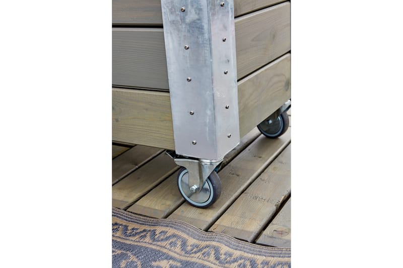 PLUS Cubic Blomlådor med Hjul 95 cm - Svart - Inredning - Dekoration & inredningsdetaljer - Krukor & ytterkrukor - Utomhuskruka