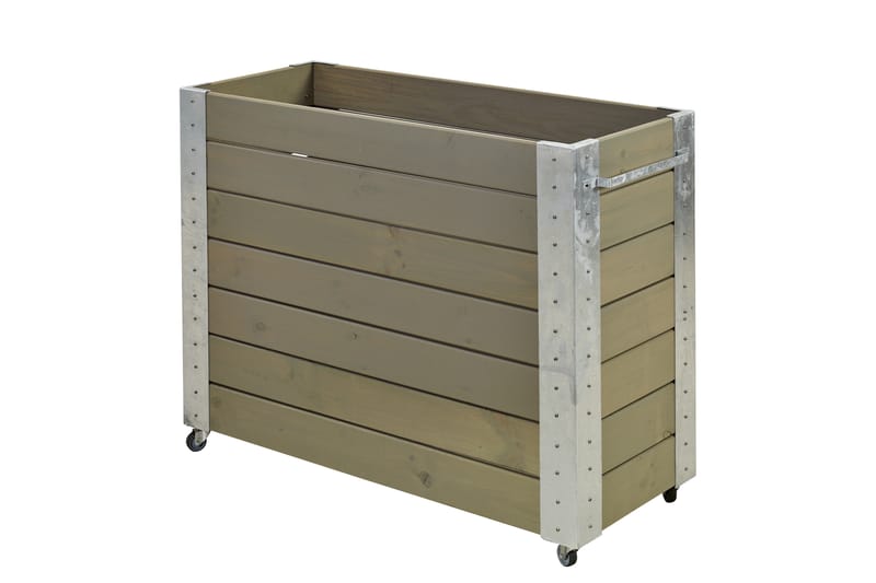 PLUS Cubic Blomlådor med Hjul 95 cm - Svart - Inredning - Dekoration & inredningsdetaljer - Krukor & ytterkrukor - Utomhuskruka