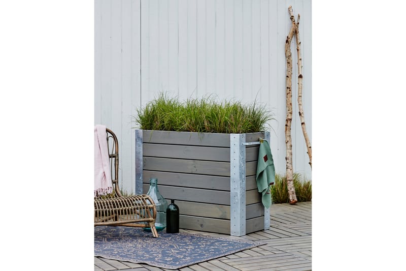 PLUS Cubic Blomlådor med Hjul 95 cm - Svart - Inredning - Dekoration & inredningsdetaljer - Krukor & ytterkrukor - Utomhuskruka