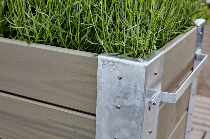 PLUS Cubic Blomlådor med Hjul 95 cm - Svart - Inredning - Dekoration & inredningsdetaljer - Krukor & ytterkrukor - Utomhuskruka