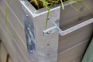 PLUS Cubic Blomlådor med Hjul 95 cm - Svart - Inredning - Dekoration & inredningsdetaljer - Krukor & ytterkrukor - Utomhuskruka