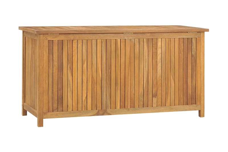 Trädgårdslåda 114x50x58 cm massiv teak - Brun - Utomhuskruka - Blomlåda & balkonglåda