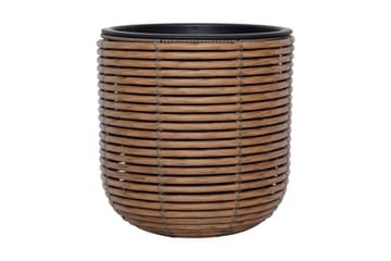 Wicker Blomkruka D27xH28 cm Brun - Inredning - Dekoration & inredningsdetaljer - Krukor & ytterkrukor - Utomhuskruka