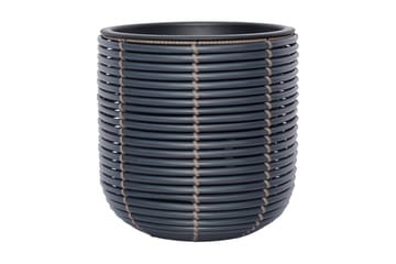 Wicker Blomkruka D27xH28 cm Svart - Inredning - Dekoration & inredningsdetaljer - Krukor & ytterkrukor - Utomhuskruka