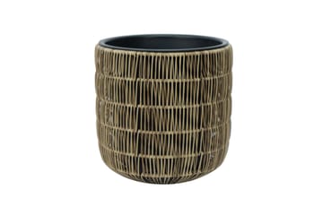 Wicker Blomkruka D35xH36 cm Ljusbrun - Inredning - Dekoration & inredningsdetaljer - Krukor & ytterkrukor - Utomhuskruka