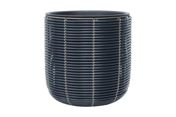 Wicker Blomkruka D35xH36 cm Svart - Inredning - Dekoration & inredningsdetaljer - Krukor & ytterkrukor - Utomhuskruka