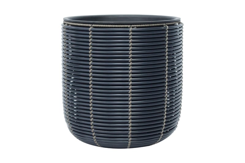 Wicker Blomkruka D35xH36 cm Svart - Inredning - Dekoration & inredningsdetaljer - Krukor & ytterkrukor - Utomhuskruka