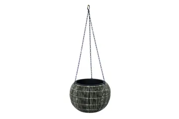 Wicker Hängande Kruka D32xH22 cm Grå - Inredning - Dekoration & inredningsdetaljer - Krukor & ytterkrukor - Utomhuskruka