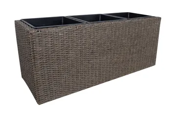 Wicker Odlingslåda 110x39xH45 cm Mörkbrun - Inredning - Dekoration & inredningsdetaljer - Krukor & ytterkrukor - Utomhuskruka