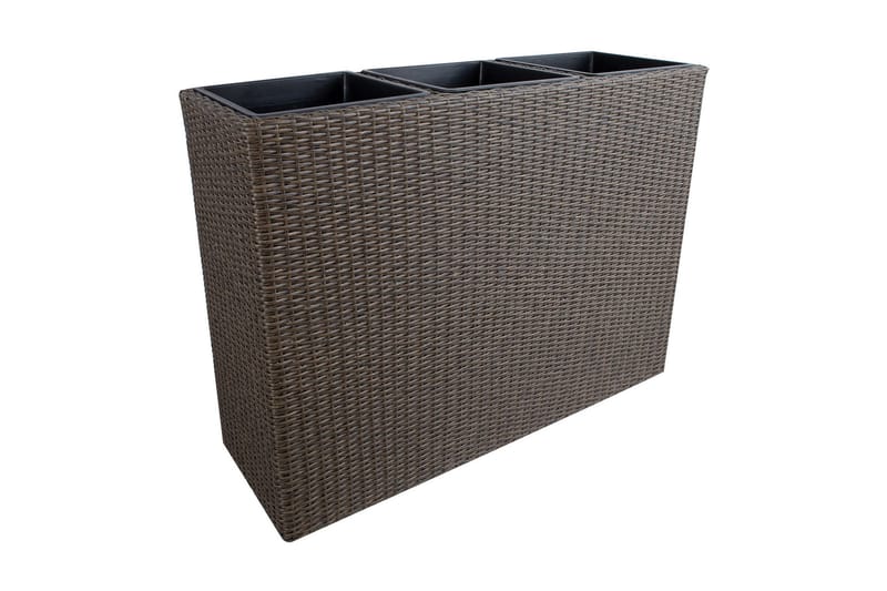 Wicker Odlingslåda 110x39xH88 cm Mörkbrun