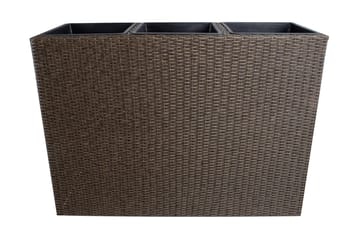 Wicker Odlingslåda 110x39xH88 cm Mörkbrun - Inredning - Dekoration & inredningsdetaljer - Krukor & ytterkrukor - Utomhuskruka