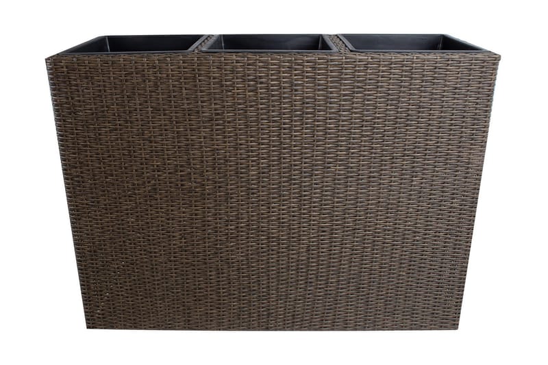 Wicker Odlingslåda 110x39xH88 cm Mörkbrun - Inredning - Dekoration & inredningsdetaljer - Krukor & ytterkrukor - Utomhuskruka