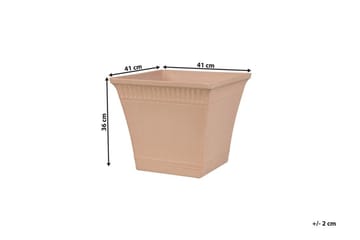 Kruka Psatha 41 cm - Röd - Inredning - Dekoration & inredningsdetaljer