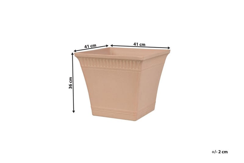 Kruka Psatha 41 cm - Röd - Inredning - Dekoration & inredningsdetaljer