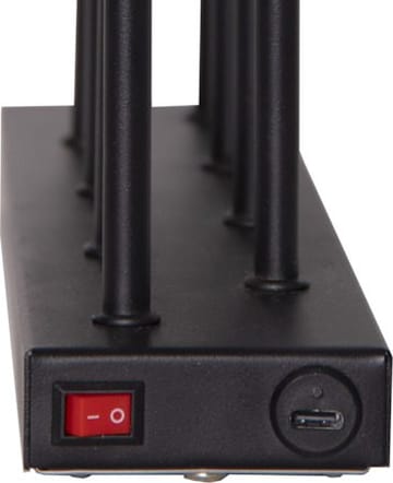 Ladda Adventsljusstake 29 cm - Elljusstake i Metall för Fönster - Svart - Inredning - Dekoration & inredningsdetaljer - Julpynt & juldekoration