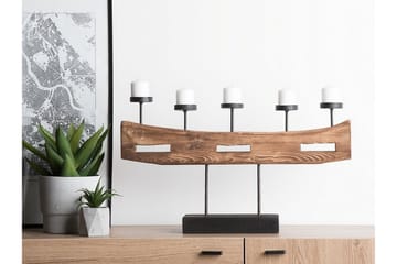 Ljusstake Guatemala 36 cm - Trä|Natur - Inredning - Dekoration & inredningsdetaljer