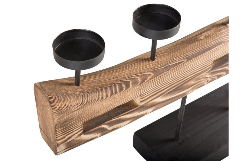 Ljusstake Guatemala 36 cm - Trä|Natur - Inredning - Dekoration & inredningsdetaljer