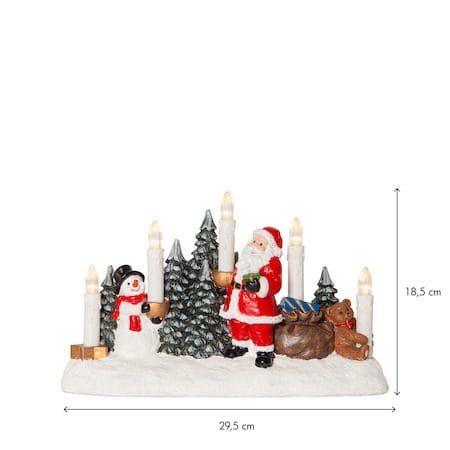 Merryville Ljusstake 29.5 cm - flerfärgad - Inredning - Dekoration & inredningsdetaljer - Julpynt & juldekoration