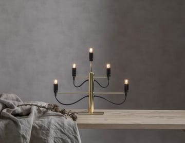 Milano Ljusstake 46 cm - Mässing - Inredning - Dekoration & inredningsdetaljer - Julpynt & juldekoration