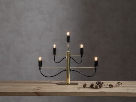 Milano Ljusstake 46 cm - Mässing - Inredning - Dekoration & inredningsdetaljer - Julpynt & juldekoration