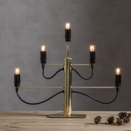 Milano Ljusstake 46 cm - Mässing - Inredning - Dekoration & inredningsdetaljer - Julpynt & juldekoration