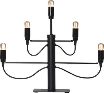 Milano Ljusstake 46 cm - matt svart - Inredning - Dekoration & inredningsdetaljer - Julpynt & juldekoration