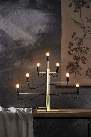 Milano Ljusstake 60 cm - mässingsfärgad - Inredning - Dekoration & inredningsdetaljer - Julpynt & juldekoration