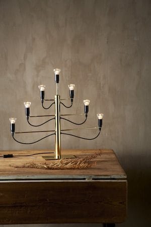 Milano Ljusstake 60 cm - mässingsfärgad - Inredning - Dekoration & inredningsdetaljer - Julpynt & juldekoration