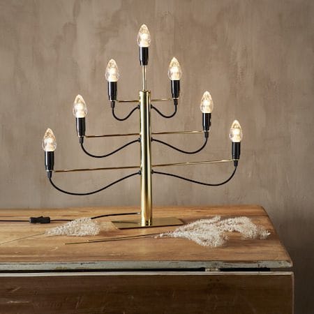 Milano Ljusstake 60 cm - mässingsfärgad - Inredning - Dekoration & inredningsdetaljer - Julpynt & juldekoration