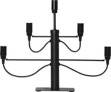 Milano Stor Adventsljusstake 46 cm - Ljusstake i Metall för Advent - Svart - Inredning - Dekoration & inredningsdetaljer - Julpynt & juldekoration