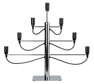 Milano Stor Adventsljusstake 60 cm - Ljusstake i Metall - Kromsilver - Inredning - Dekoration & inredningsdetaljer - Julpynt & juldekoration