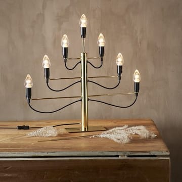 Milano Stor Adventsljusstake 60 cm - Ljusstake i Metall - Mässingsguld - Inredning - Dekoration & inredningsdetaljer - Julpynt & juldekoration