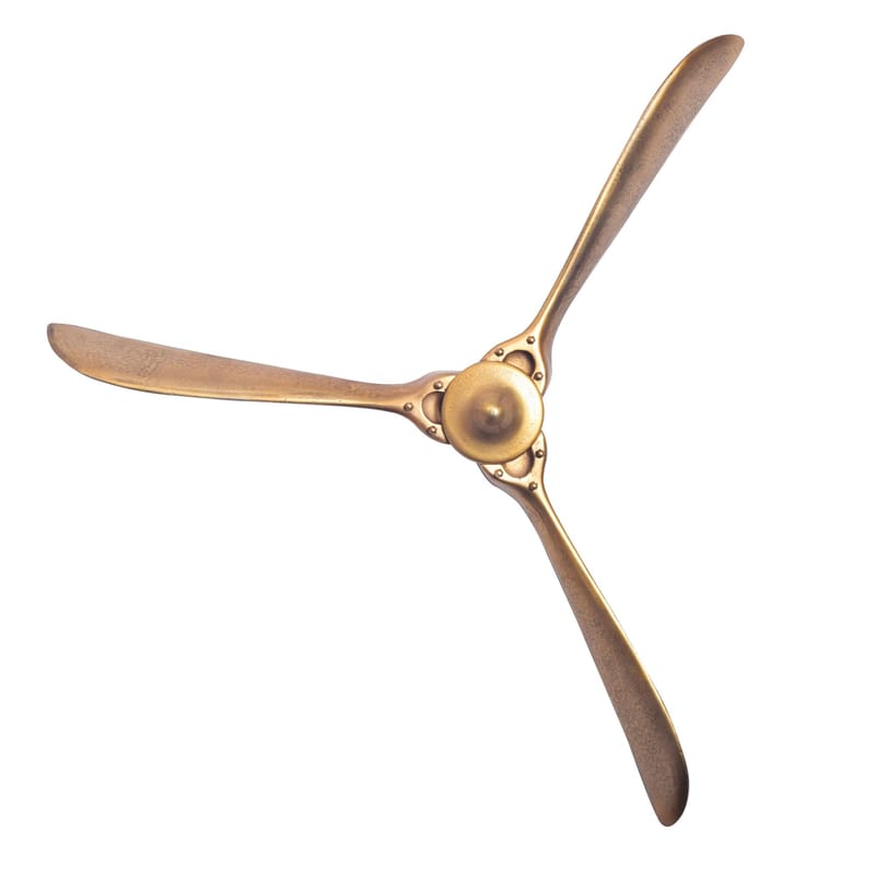 Ilvik Väggdekoration Propeller 85x85 cm i metall - guld - Inredning - Dekoration & inredningsdetaljer - Prydnadssaker - Skulptur