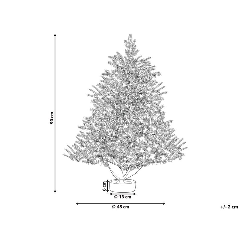 Konstgjord Snöig Julgran Maligne - Inredning - Dekoration & inredningsdetaljer - Julpynt & juldekoration - Plastgran
