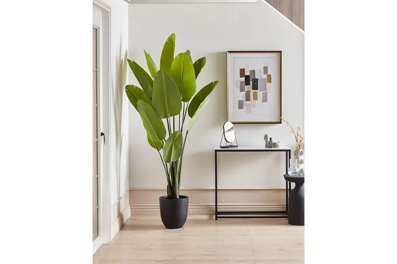 Konstgjord växt Banana Tree Grön/Svart, 115x115x187 cm - Grön/Svart, 115x115x187 cm - Inredning - Dekoration & inredningsdetaljer - Prydnadssaker - Blomsterdekoration