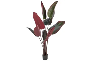 Konstgjord växt Banana Tree Grön/svart/röd, 95x95x170 cm - Grön/svart/röd, 95x95x170 cm - Inredning - Dekoration & inredningsdetaljer - Prydnadssaker - Blomsterdekoration
