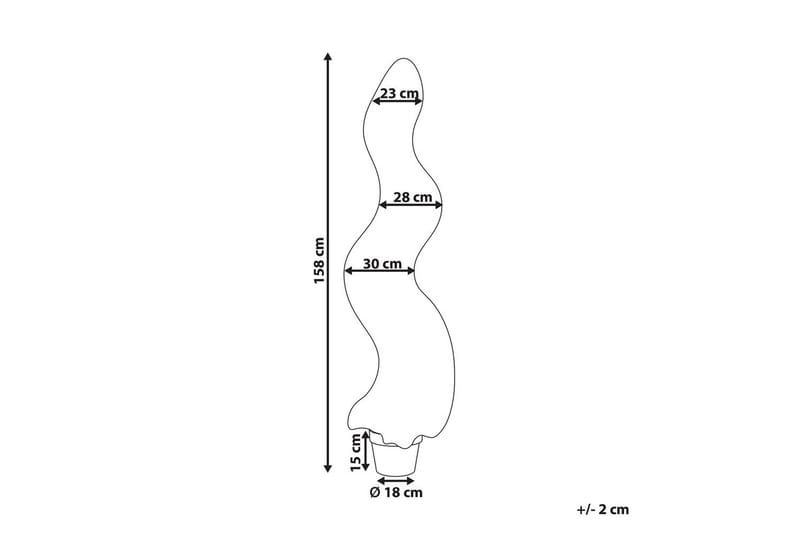 Konstgjord växt Buxus Spiral Tree 30x30x158 cm - 30x30x158 cm - Inredning - Dekoration & inredningsdetaljer - Prydnadssaker - Blomsterdekoration