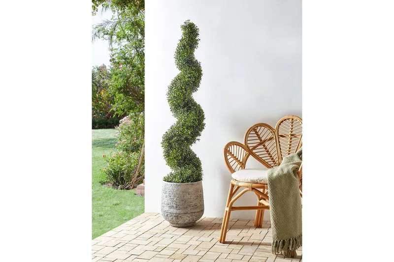 Konstgjord växt Buxus Spiral Tree 30x30x158 cm - 30x30x158 cm - Inredning - Dekoration & inredningsdetaljer - Prydnadssaker - Blomsterdekoration