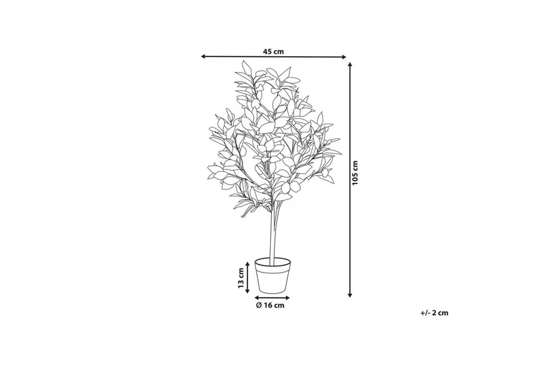 Konstgjord växt Lemon Tree 45x45x105 cm - 45x45x105 cm - Inredning - Dekoration & inredningsdetaljer - Prydnadssaker - Blomsterdekoration