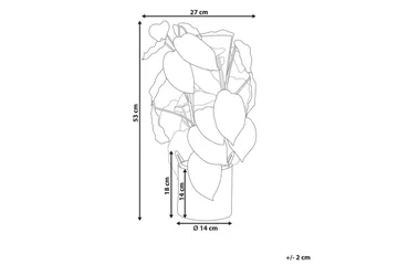 Konstgjord växt Monstera Adansonii - Inredning - Dekoration & inredningsdetaljer - Prydnadssaker - Blomsterdekoration
