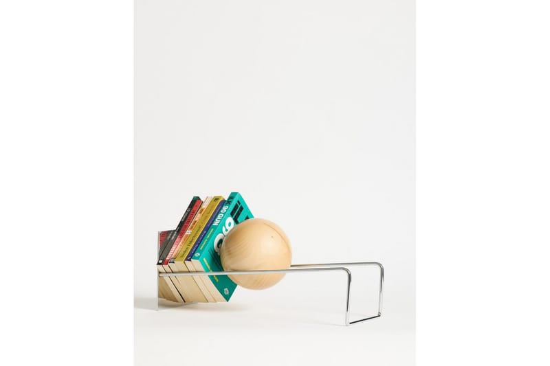 Orvic Bokstöd 49x18 cm, Silver