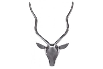 Väggdekoration Wohnling Antelope Handpolerad Aluminiumgjuten Väggmonterad Industriell Loft - Inredning - Dekoration & inredningsdetaljer - Prydnadssaker - Skulptur