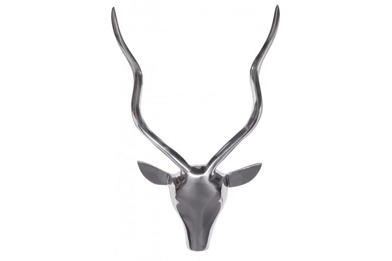 Väggdekoration Wohnling Antelope Handpolerad Aluminiumgjuten Väggmonterad Industriell Loft - Inredning - Dekoration & inredningsdetaljer - Prydnadssaker - Skulptur