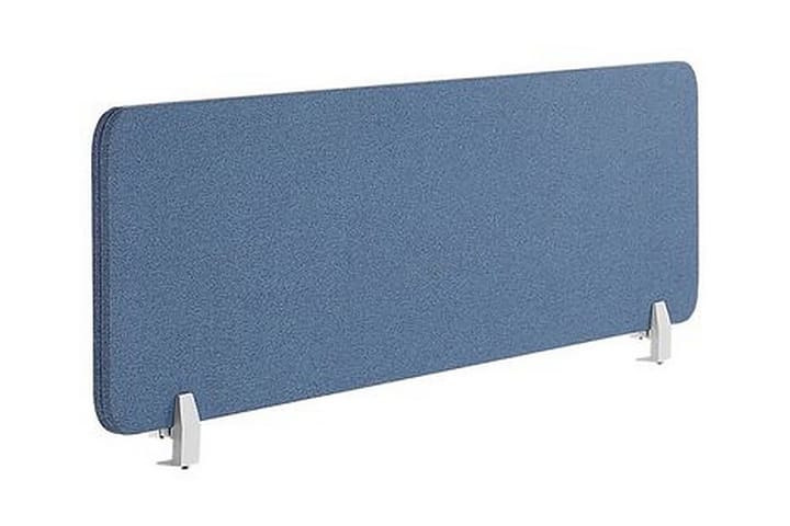 Avskärmning för skrivbord 160 x 40 cm blå WALLY - Blå - Avskärmning skrivbord