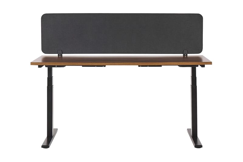 Avskärmning för skrivbord 180x40 cm grå WALLY - Grå - Inredning - Dekoration & inredningsdetaljer - Rumsavdelare - Avskärmning skrivbord