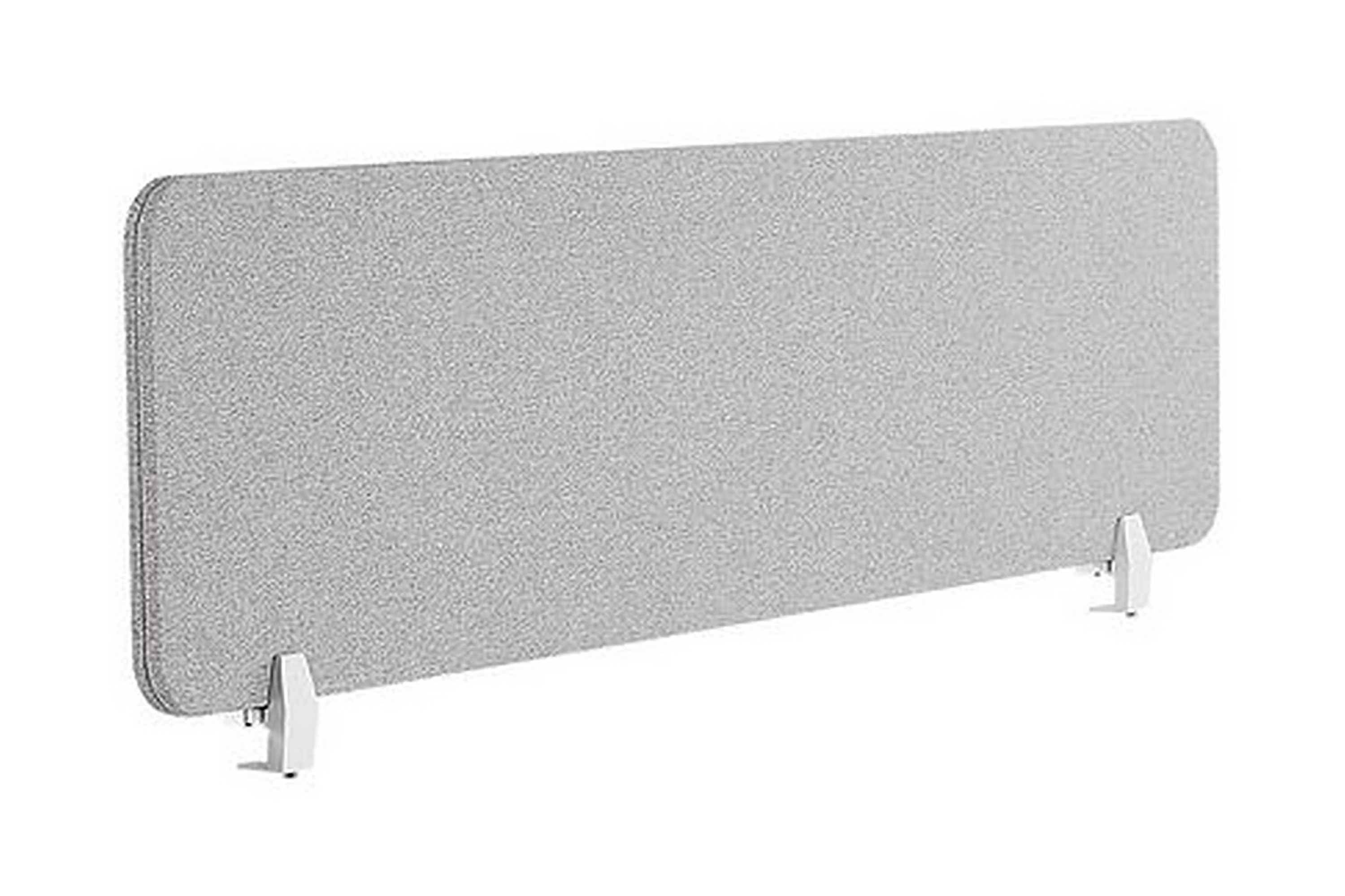 Avskärmning för skrivbord 180x40 cm gråWALLY Vit
