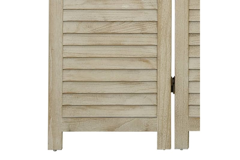 beBasic Rumsavdelare 3 paneler 105x165 cm massivt trä <strong>paulownia</strong> - Brown - Rumsavdelare - Vikvägg