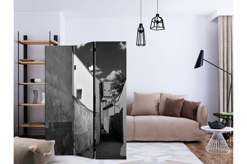 Kadira Rumsavdelare 135x172 cm - Svart/Vit - Inredning - Dekoration & inredningsdetaljer - Rumsavdelare