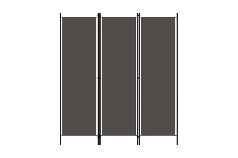 Rumsavdelare 3 paneler antracit 150x180 cm - Grå - Skärmvägg - Rumsavdelare