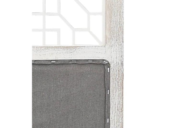 Rumsavdelare 4 paneler grå 140x165 cm tyg - Grå - Rumsavdelare - Skärmvägg